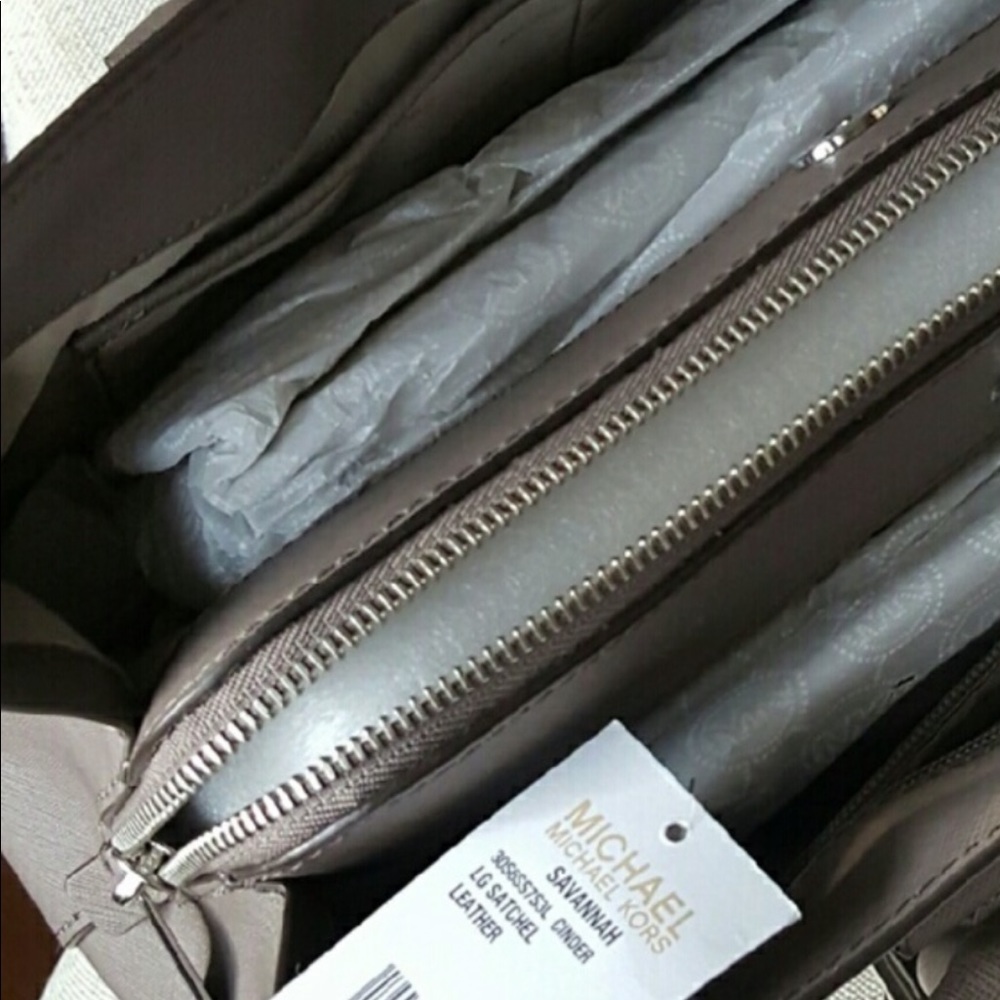 Michael Michael Kors Savannah gray Large Satchel - Picture 7 of 7